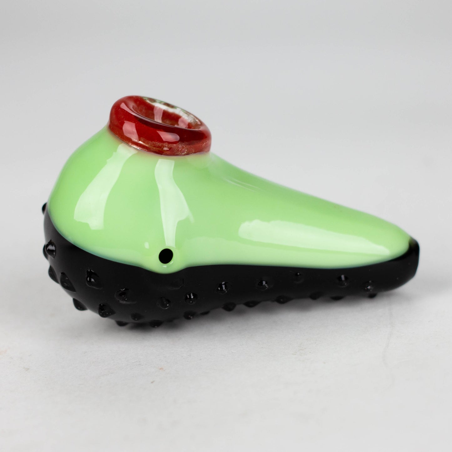 4" Guava thick glass pipe [XTR1057]_4